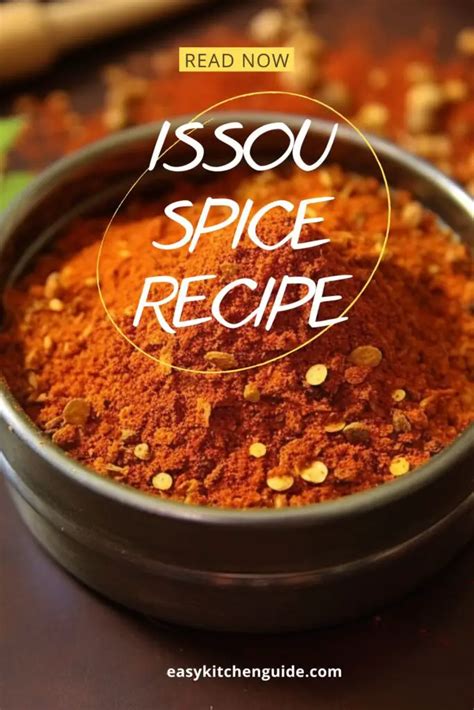 Homemade Issou Spice Recipe, One You Need To Try